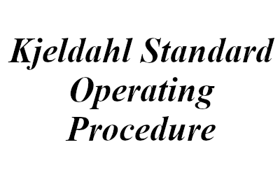 Kjeldahl Standard Operating Procedure